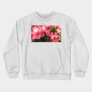 Pretty Pink Flowers Crewneck Sweatshirt